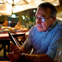 Tanıl enjoys photography and practiced what he learned in portraiture class on Mui — Bologna, Italy.