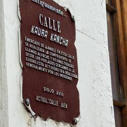 Street dates back to the Spanish colonial period