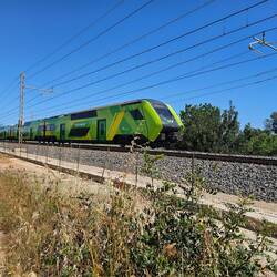 One of the trains I saw