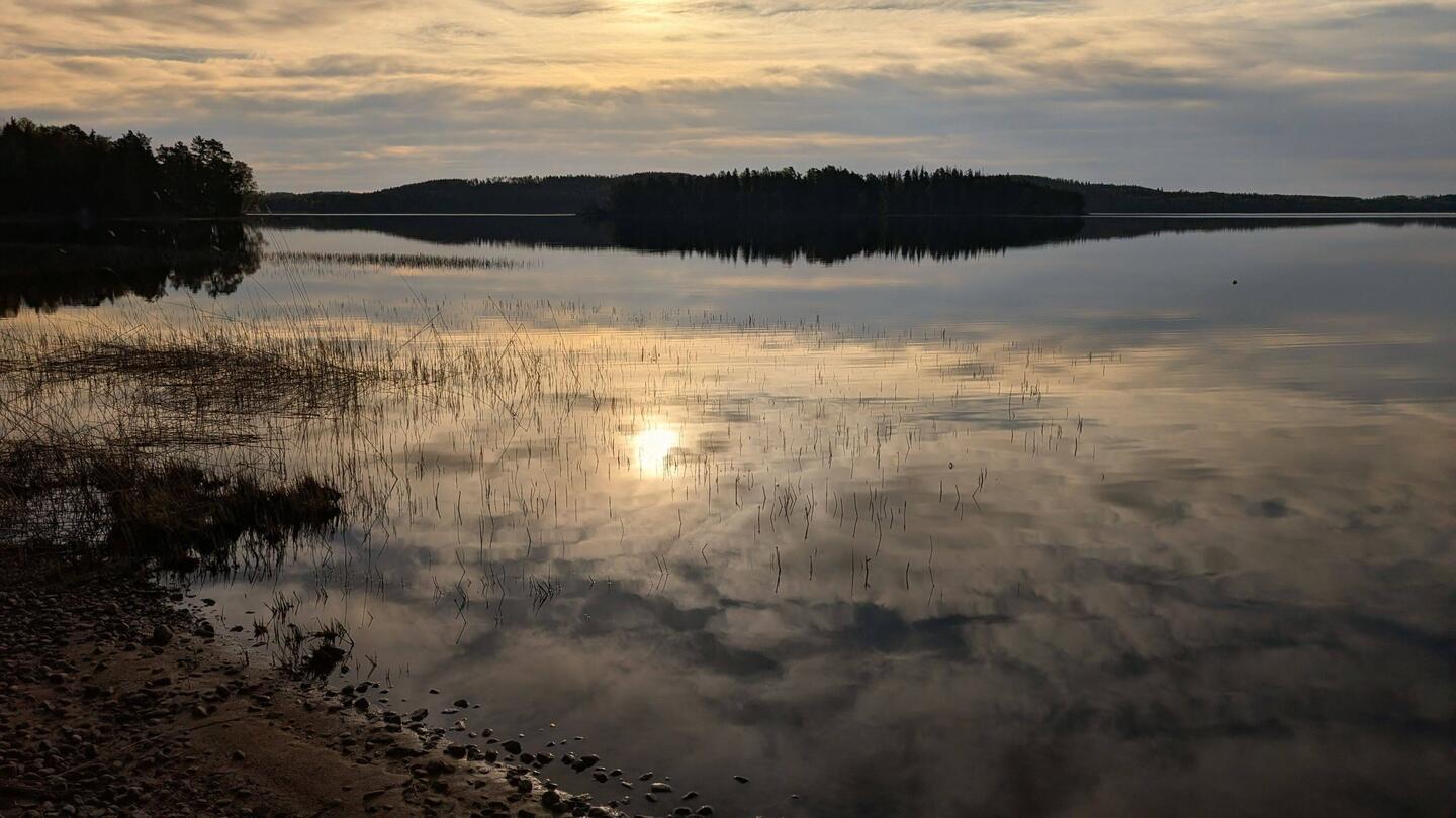 Der wunderschöne Blick auf den See
