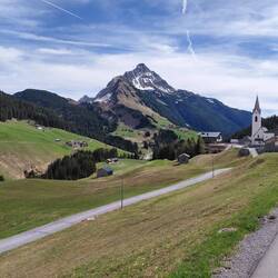 Blick zurück auf Warth