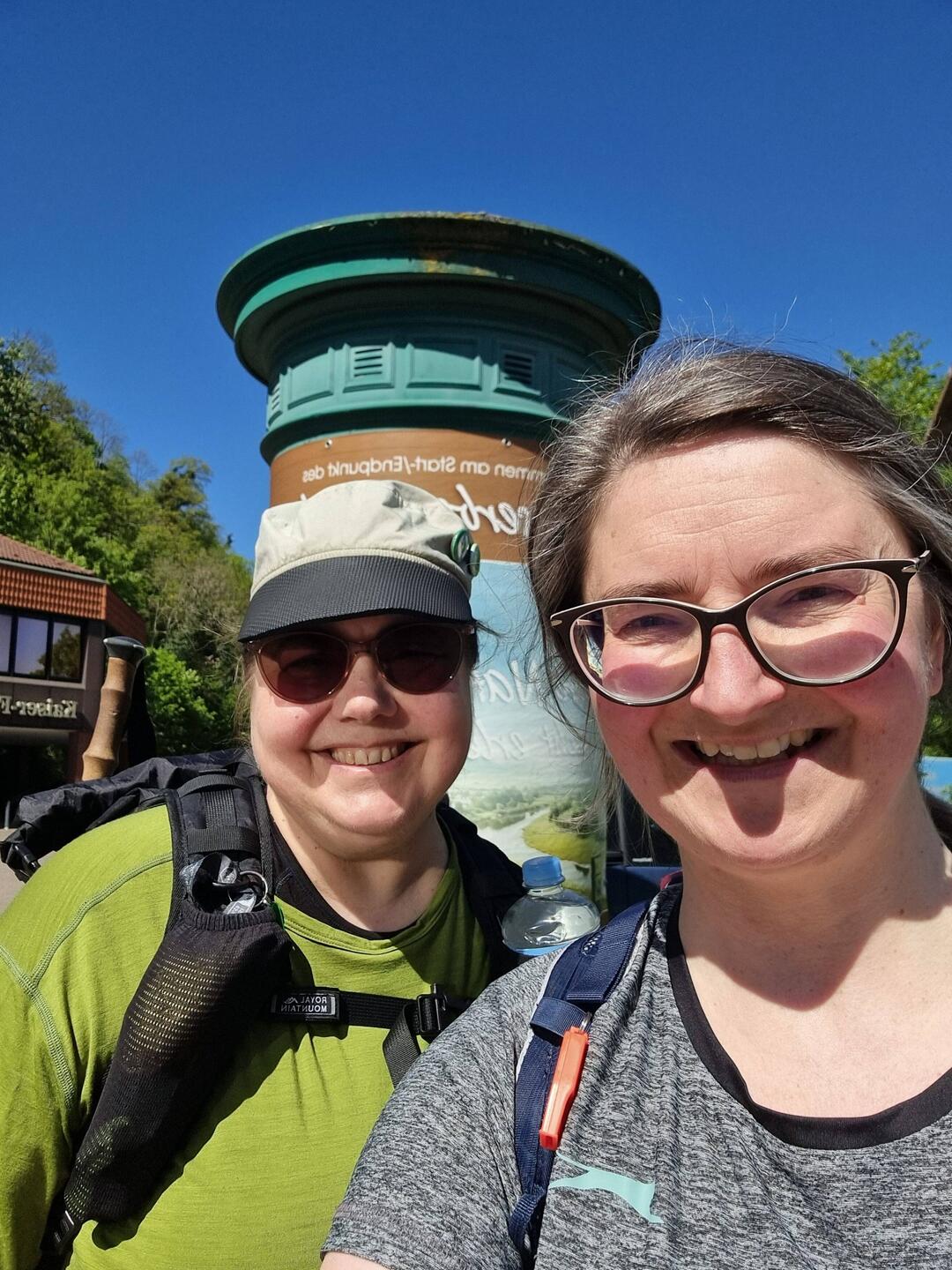 Voller Vorfreude am Trailhead