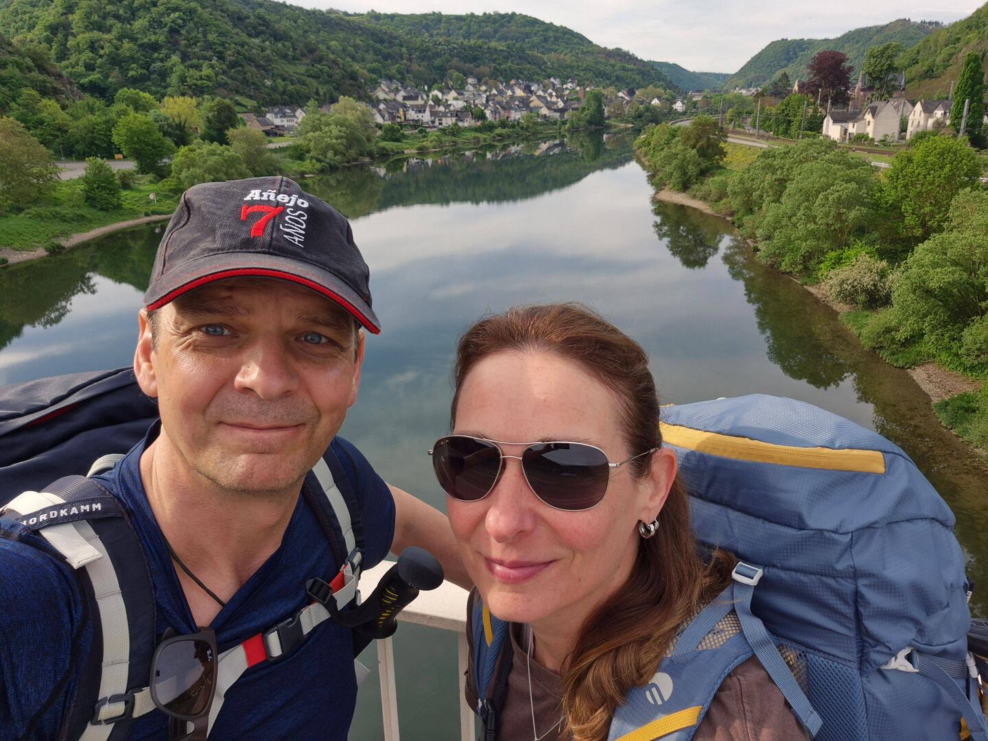 Auf der Moselbrücke