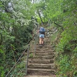 Aufstieg zur Burg