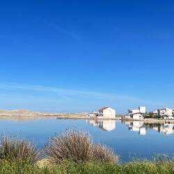 Petit matin calme et mer d'huile ce matin au réveil