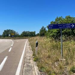 Enfin, je rejoins pour quelques kilomètres, l'eurovélo 8