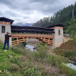 A Bhutan designed bridge.  New.