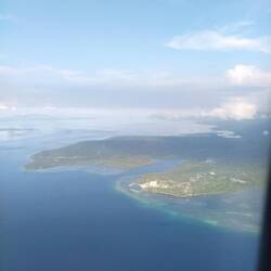 Anflug auf Sulawesi