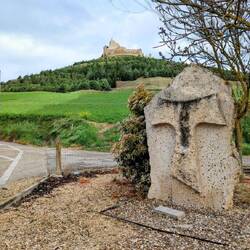 The ancient castle on the hill
