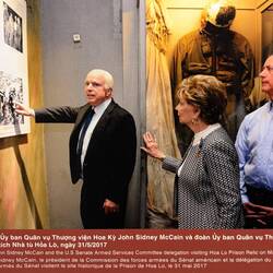 John McCain on visit to Hanoi 2017