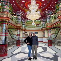 Inside the event center in the titanic cholet