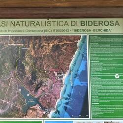 Übersichtskarte des Nationalparks Oasi Biderosa