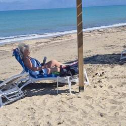 Mal am Strand