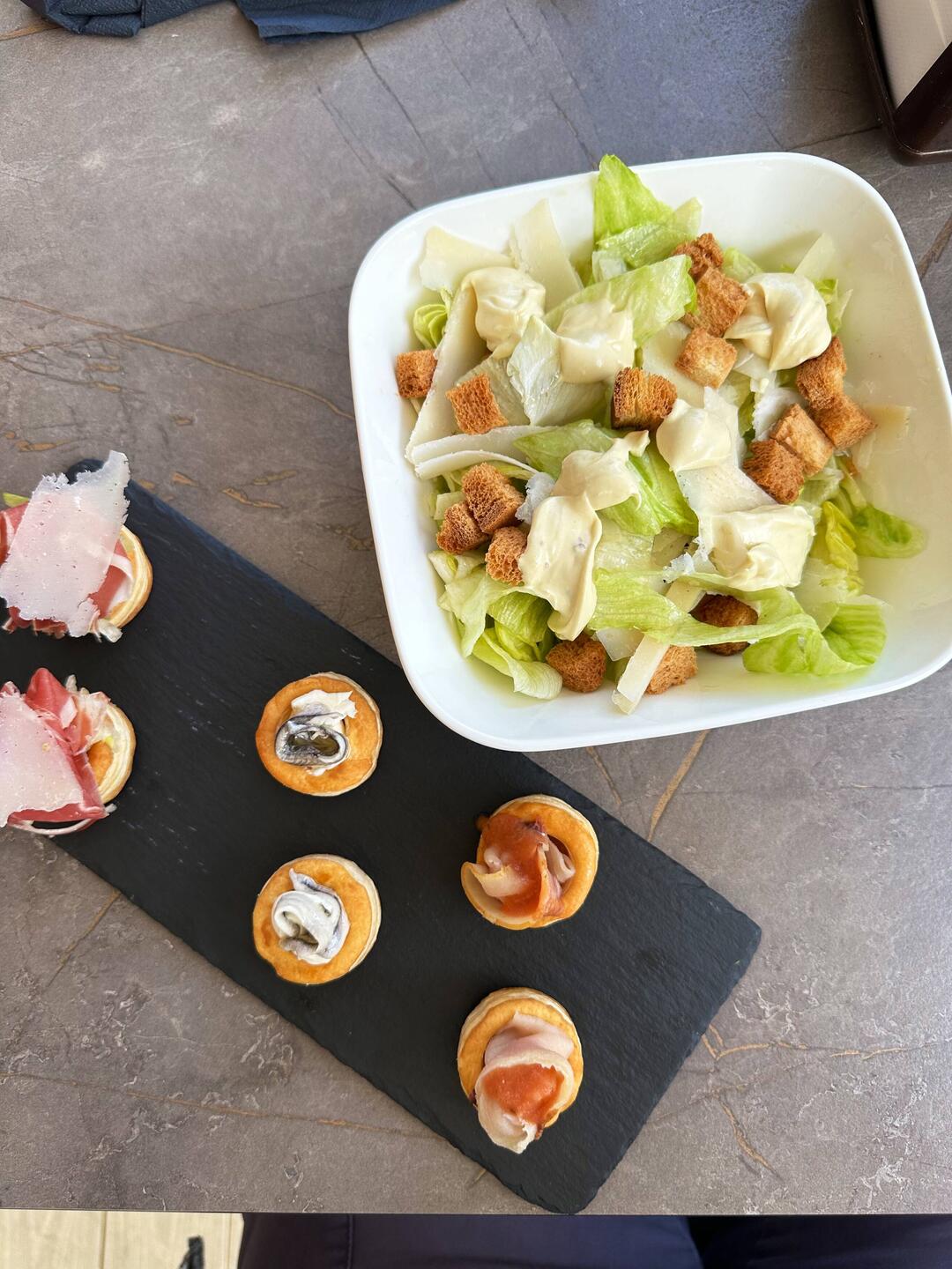 Ein supergutes Mittagessen für uns ...