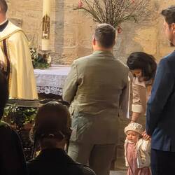 Baptism of this little baby