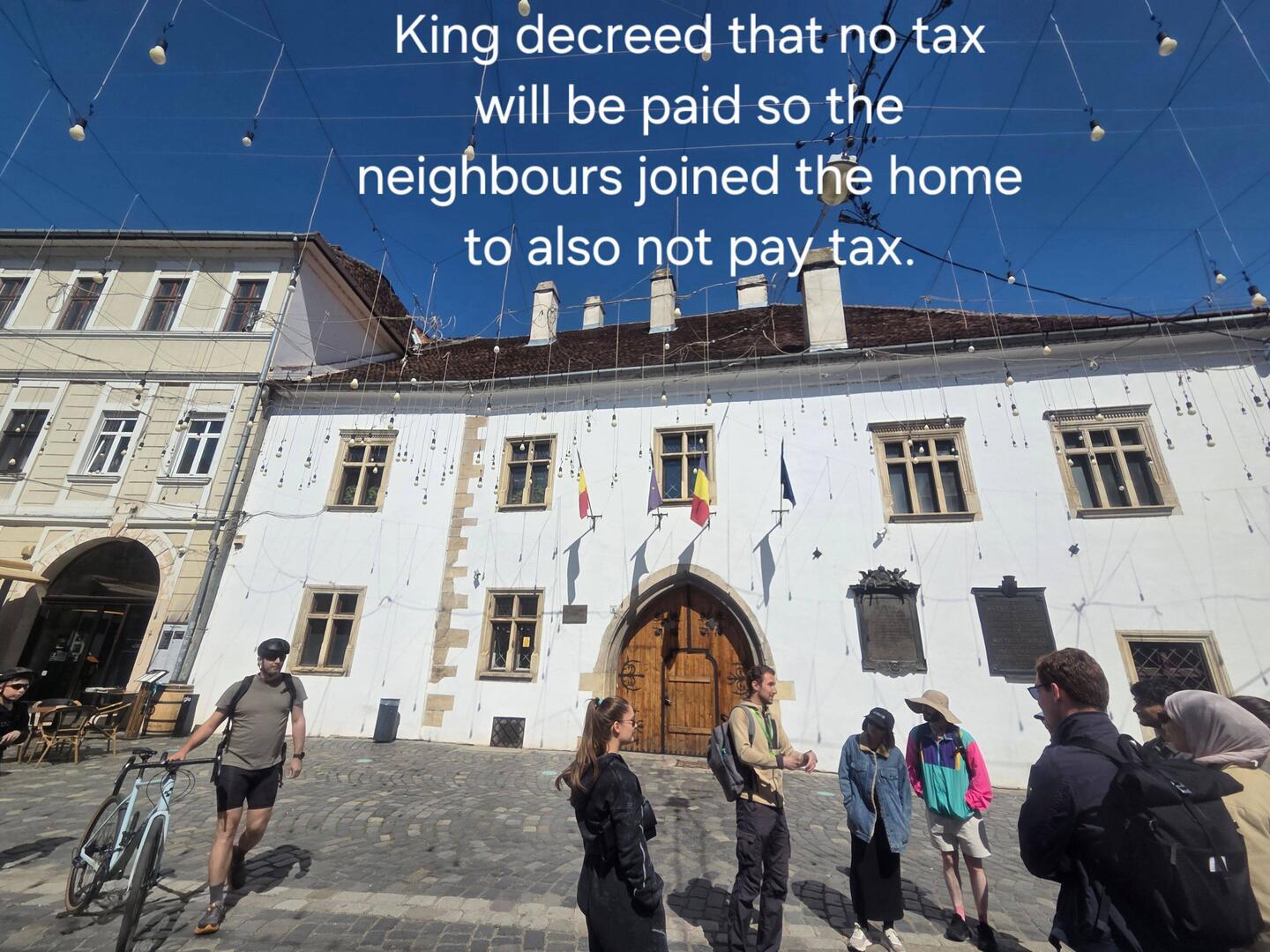 The house where King Matthias was born in.