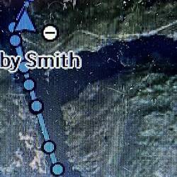 My inreach track today.