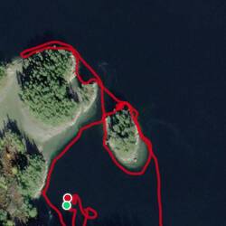Kayak ride around this little cove