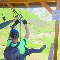 Zip line that we chanced on. We did not do it.