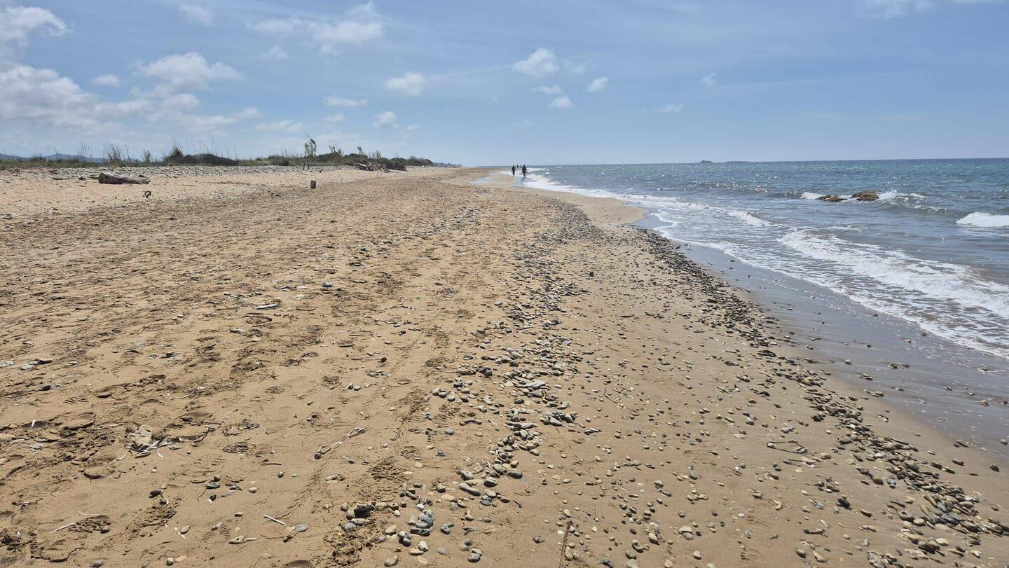 Dafür toller Strand auf der anderen Seite