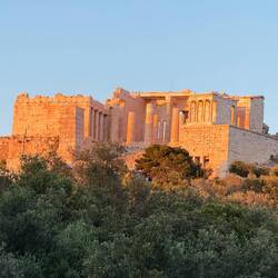 Acropolis at sunset