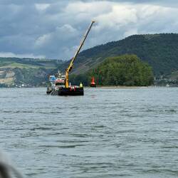 Tonnenleger bei der Arbeit