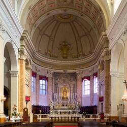 The Duomo ... dating back to 1740 — Comacchio, Italy.