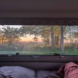 Blick aus dem Cosmo- Fenster