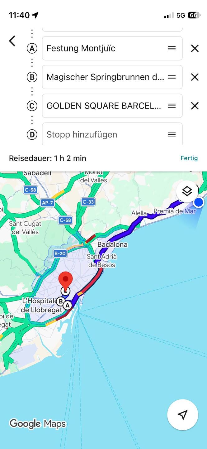 Der heutige Plan...