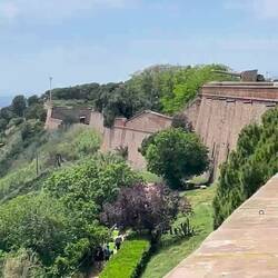 Hafenaussicht vom Castello Montjuïc