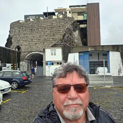 The castle built on and in the rock