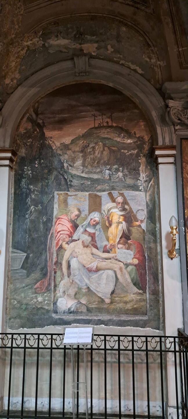 "Pietà", Perin del Vaga, allievo di Raffaello (1519)