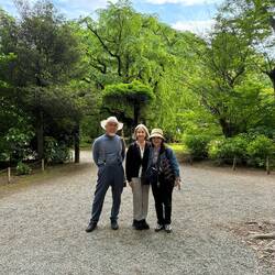 With the Japanese Englishman and my notable guide