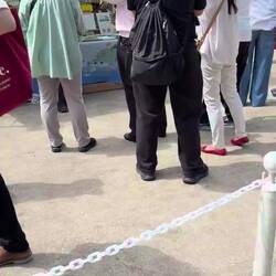An international book fair in Ueno Park.