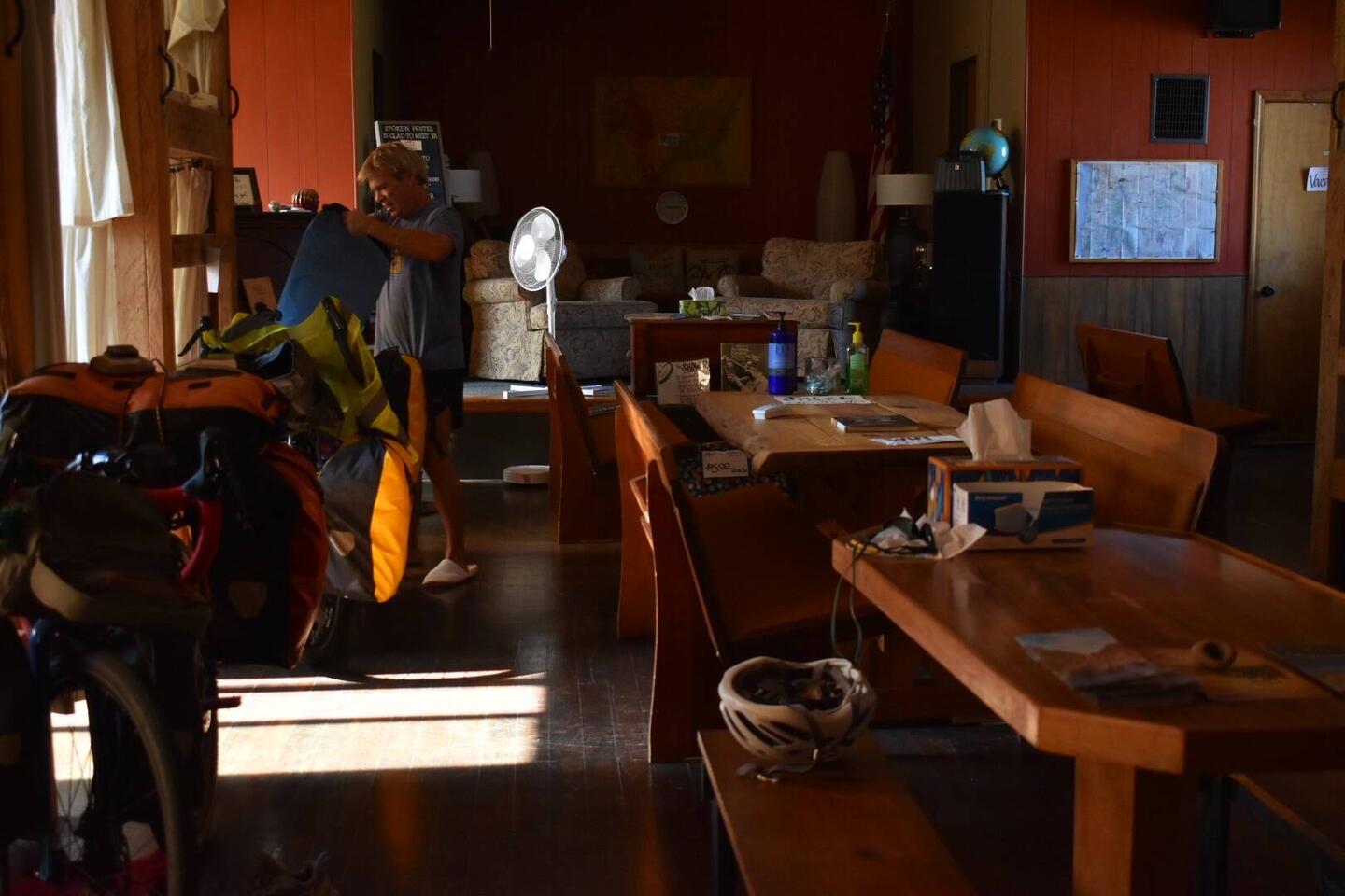 Inside hostel