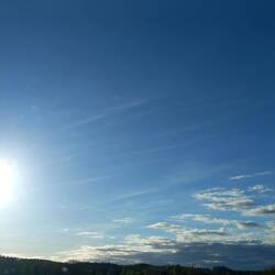 Die Sonne gibt alles...