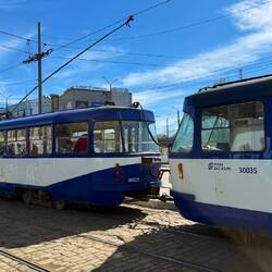 Alte Strassenbahnen noch aus der Sowjetzeit?
