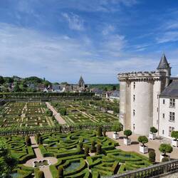 Looking across towards the village of Villandry