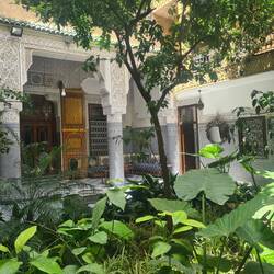 Medina: Innenhof eines Riad