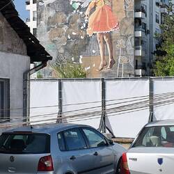 Graffiti an Hauswand