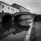 Double bridge in Comacchio, Italy.