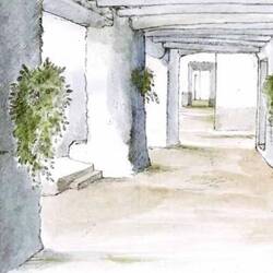 Donald Gray's sketch of the same tinao but from the opposite direction