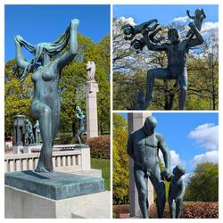 Im Skulpturenpark in Oslo