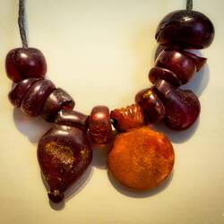 Amber necklace.