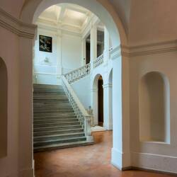 Entrance to the museum at the former l'Ospedale degli Infermi.