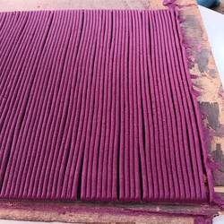 Long rods of extruded incense