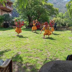 Mask dance performance