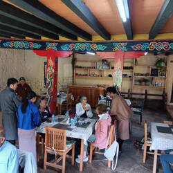 Lunch at a three hundred year old house
