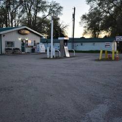 Store and motel