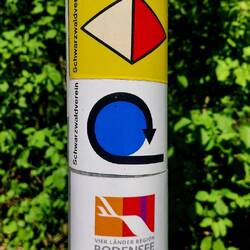 Der Querweg Freiburg-Bodensee (schon gelaufen) und der Bodensee-Rundweg (noch offen)
